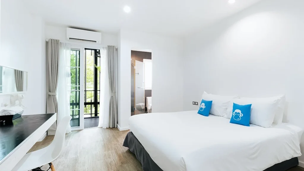 Superior room for a solo stay at Blu Monkey Boutique Samkong